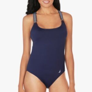 Nautica Cross-Back One-Piece Swimsuit